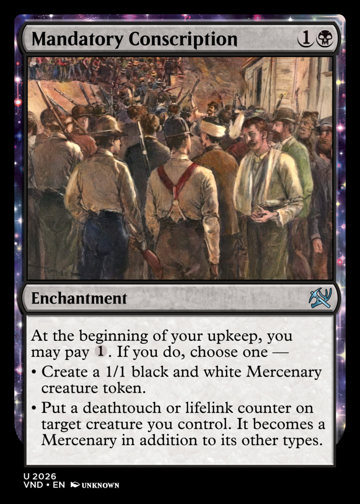 Mandatory Conscription